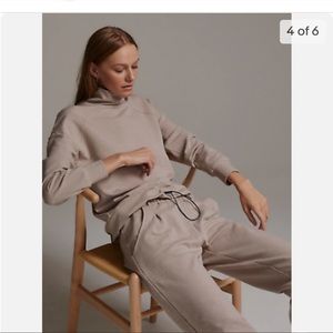 Varley Morrison High Neck Sweatshirt Pullover Sphinx Beige